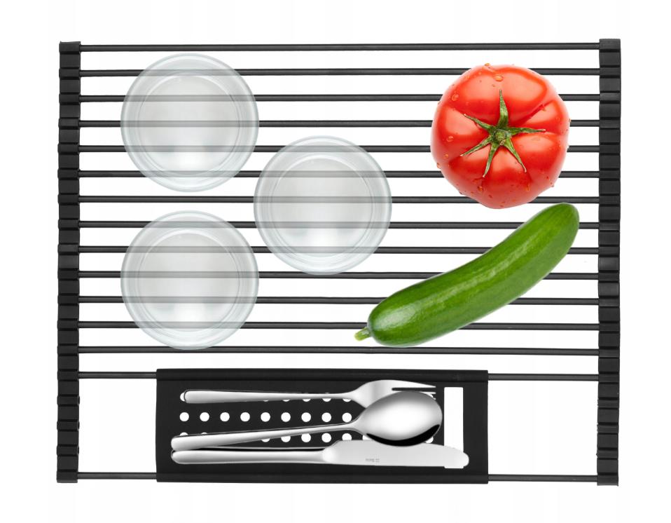 Suszarka ociekacz kratka stalowa na zlewozmywak 47x36cm BRUNBESTE BB-3402