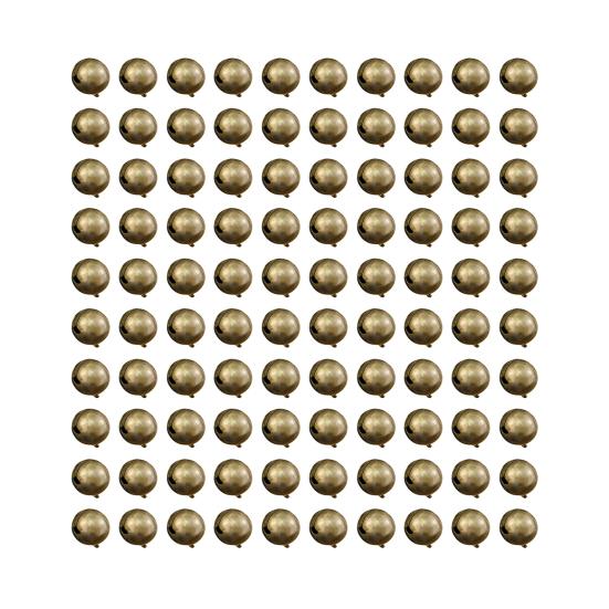 

Винтажные бронзовые металлические рождественские колокольчики-подвески для украшения фестиваля DIY 8mm 100pcs