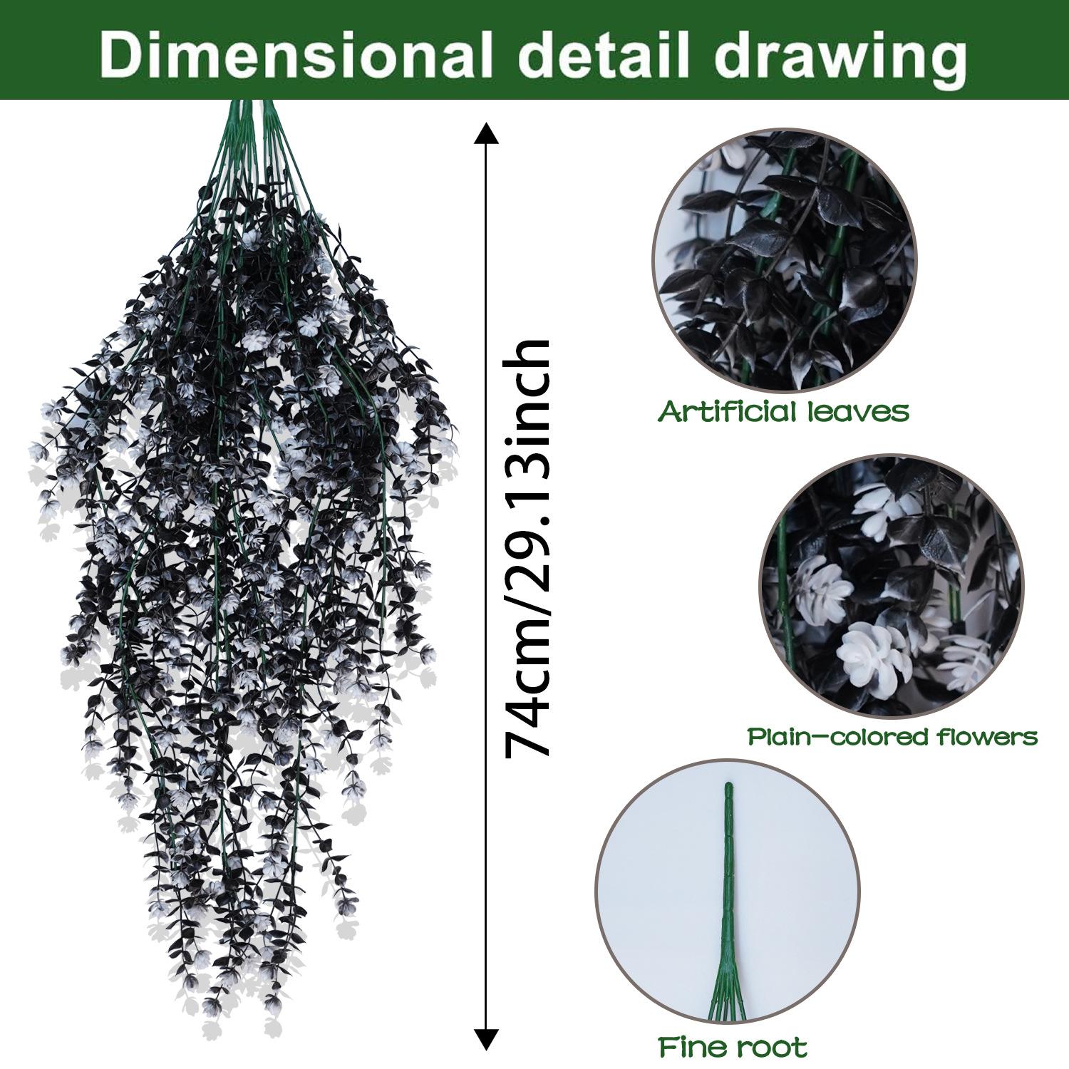 

Уличные искусственные лианы, лианы эвкалипта и камелии, домашнее свадебное украшение, искусственные цветы, цыганский