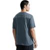 Calvin Klein Moisture-Wicking Letter Print Sports T-Shirt Men Tops Gray Blue 4MF3K132-460