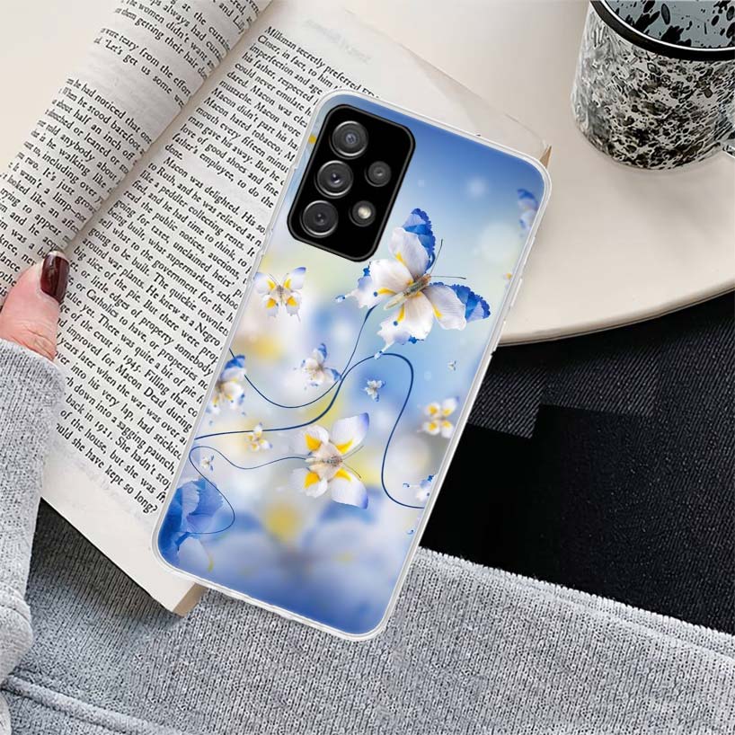Butterfly Stand Phone Case for Samsung Galaxy A17 A16 A15 A14 A13 A57 A56 A55 A54 A53 A37 A36 A35 A34 A33 A26 A25 A24 A23 Galaxy