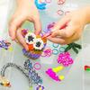 Colorful Rubber Bands DIY Craft Bracelet Making Kit For Kids Creative Loom Bands Set Rainbow Woven Birthday Gift Craft Toys