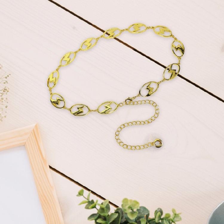 Popular Chain Belt Metallic Waist Chain Decorative Dress Chain Party Waist Decors Nightclub Waist Body Jewelry