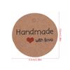 100pcs With String Gift Tags Brown Kraft Paper Tags Price Tag Handmade Hang Label  Home Made Crafts