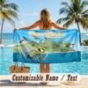 Custom Text Beach Towel, Soft Absorbent Swimming Multi-use TowelMarsupilami
