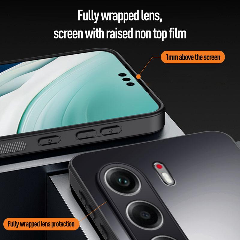 Matte Skin-feeling AG Lens Hard Back Cover Case For Tecno Camon 40 Pro 5G/CM7 / 4G/CM6 / Camon 40 4G/CM5 Soft TPU Shell Bumper