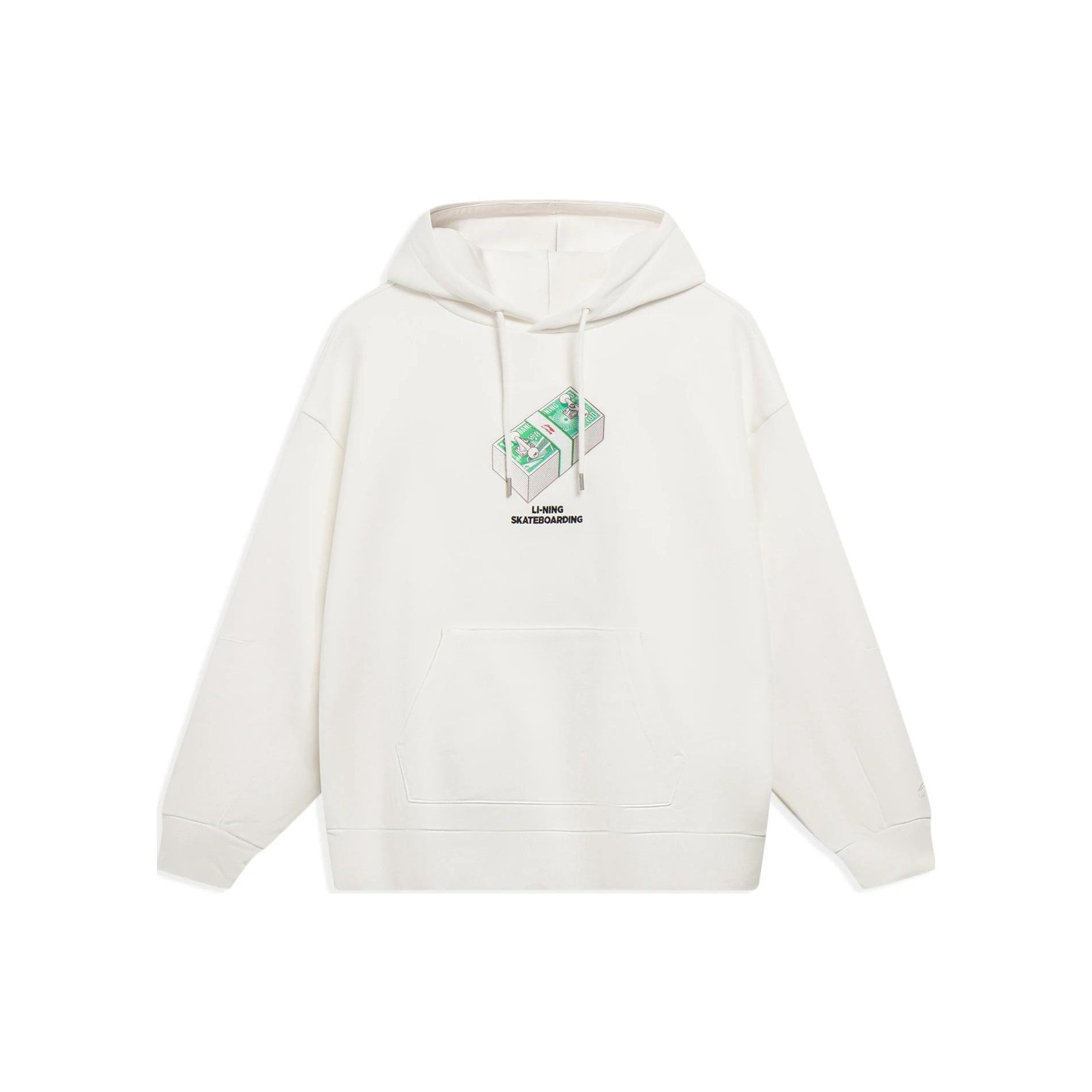 Li-Ning x Phil Hackett Graphic Hoodie White Men s AWDT227-2 S