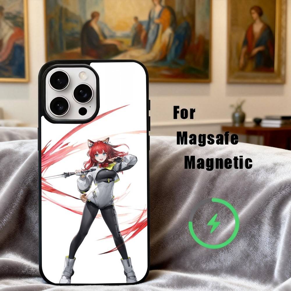 A-Arknight-T E-Enfield G-Game Phone Case For iPhone17,16,15,14,13,12,11 Plus,Pro Max Magnetic For Magsafe Wireless Charging