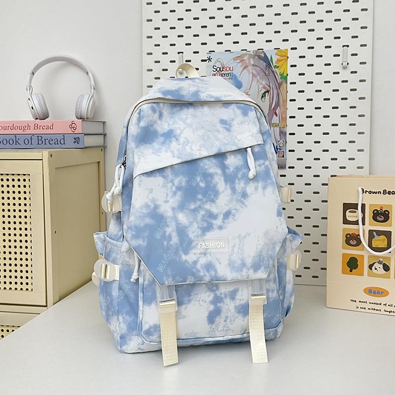 Lightweight new casual backpack large capacity girl small fresh cute backpack high value student bag