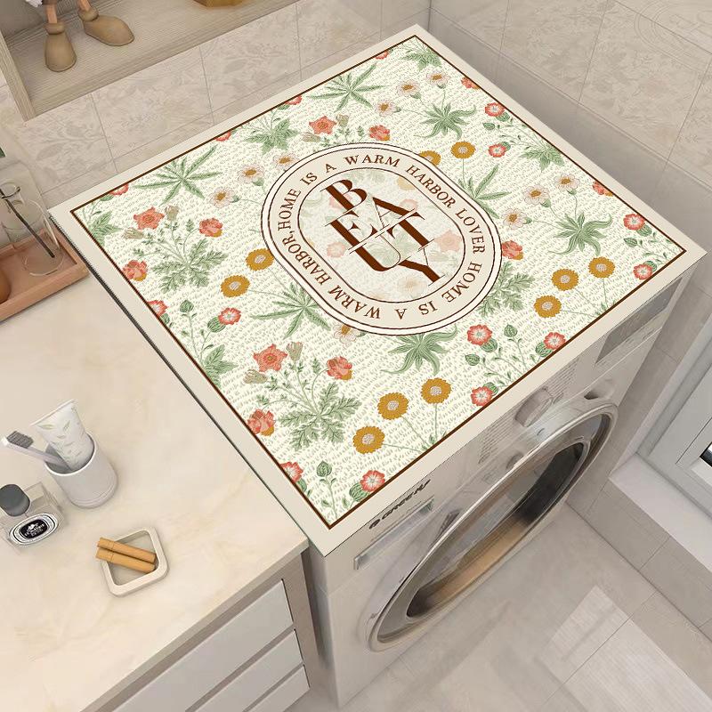 

Ins Подушка-чехол для стиральной машины, пылезащитный коврик из диатомита, простой чехол для холодильника, влаговпитывающий, быстросохнущий, нескользящий коврик, диатомит 40*50cm