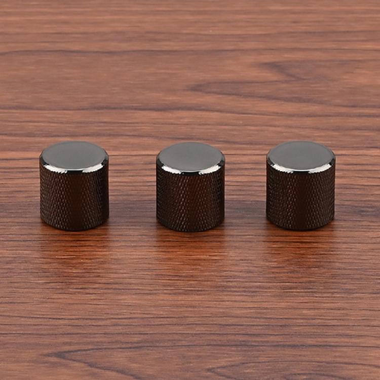 3 Pieces Metal Volume Tone Dome Knob for Electric Guitar or Bass Durable
