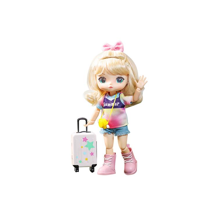 New POP MART Pop Mart Viya Doll Travel Summer/Winter Outfits 21cm Ball Jointed Dolls 21cm 201200347