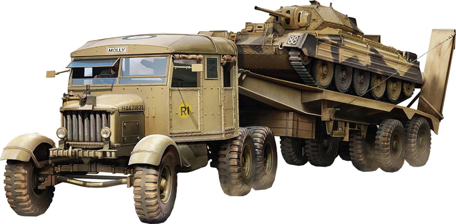 

IBG 1/72 British Scanmell Pioneer TRMU30 Trailer Crusader Mk.1/2 Plastic Model Kit PB72106