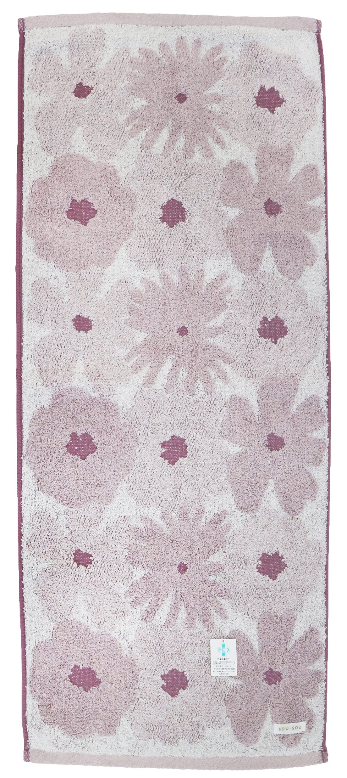 

Marushin Face and Antibacterial and 34 x 80 cm SOU SOU Towel, Gentle Diverse, 100% Cotton, Deodorizing, 6165012400, Approx.