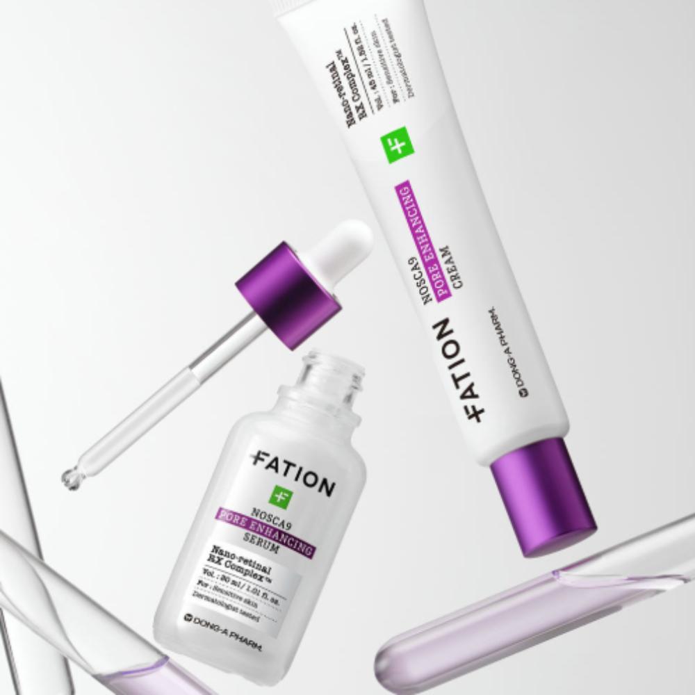 Fation Nosca9 Trouble Pore Tightening & Elasticity Set (Serum 30ml + Cream 45ml)