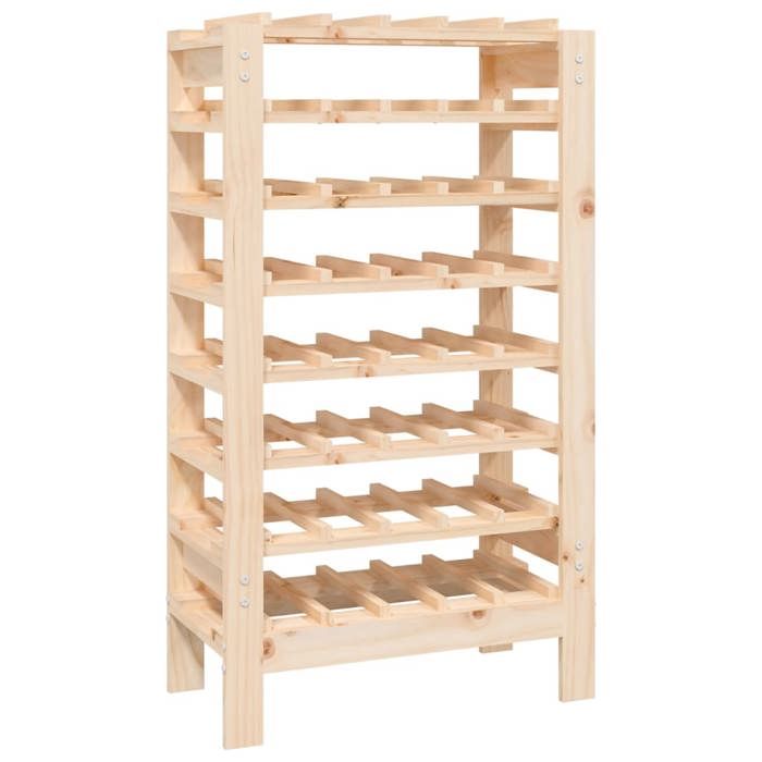 VidaXL Casier à vin 61,5x30x107,5 cm Bois de pin massif 822541