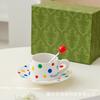 Nordic Style Coffee Cup with Spoon Cup and Saucer High Value Creative Ceramic Cup Office Water Cup Girls Souvenir