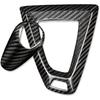 AIRSPEED Carbon Fiber Gear Shift Knob Cover Trim for BMW F80 M3 F82 M4 2014-2018, Black