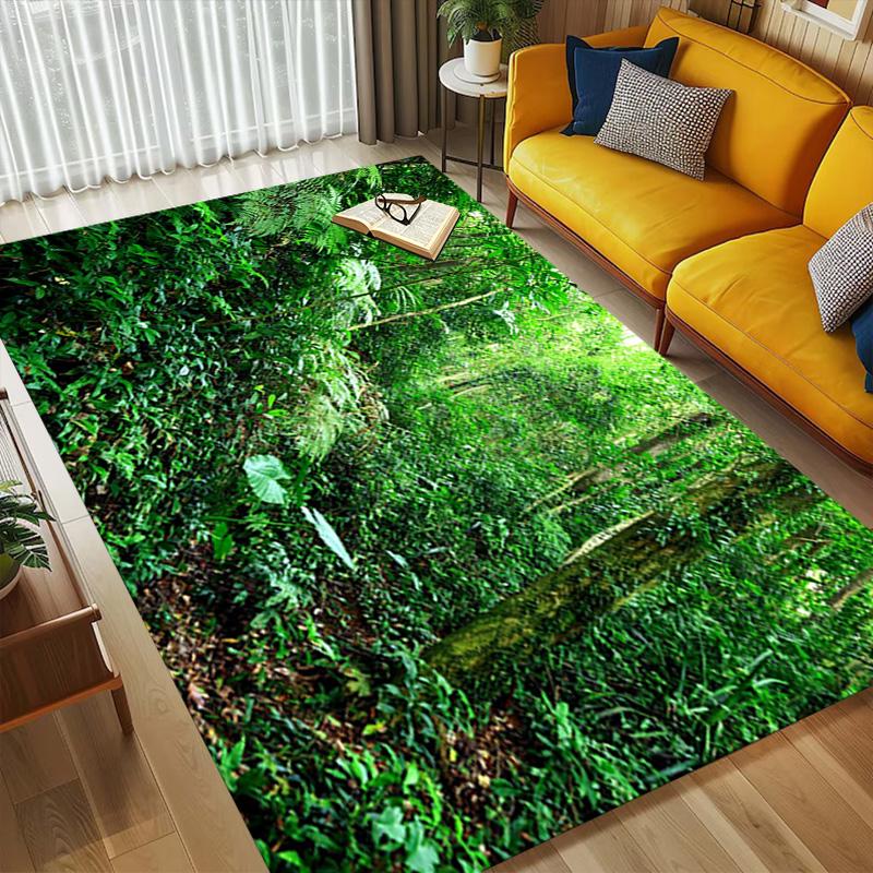 Rainforest Living Room Nonslip Area Rug Soft Carpet For Bedroom Game Playroom Sofa Office Home Decor Doormat Christmas Gift C9301956