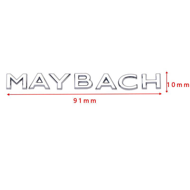 2025 Hot AMG Maybach 4 Matic Emblem Decal Car Sticker Accessories For Mercedes Benz Brabus Smart W204 GLC CLA W205 W203 W206 W10