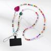 ins Xiaohongshu women's fashion hand carry messenger mobile phone lanyard DIY handmade long mobile phone chain