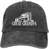 World's Best Grandpa Baseball Cap Golf Dad Hat Adjustable Original Classic Low Profile Cotton Hat Men Women