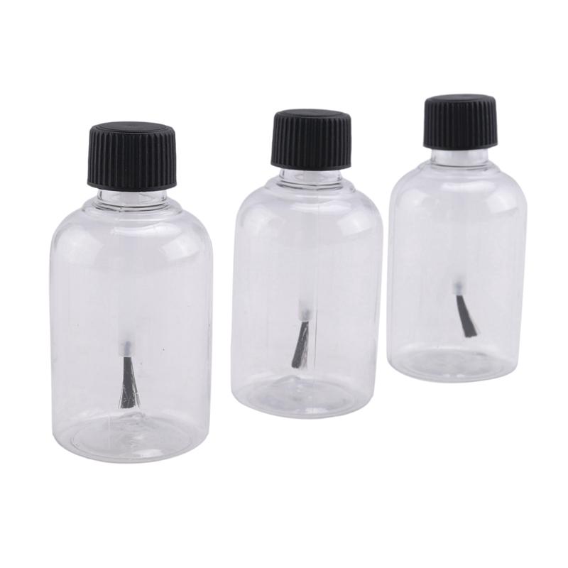 96 Pcs Plastic Empty Glue Bottles With Brushes 1.7 Oz Art Empty Paint Bottles Glue Toddlers Kids Art Crafts Supplies-B61B