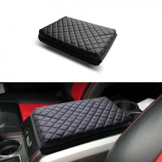Luxury PU Leather Car Interior Center Armrest Box Cover For F150 2009 2010 2011