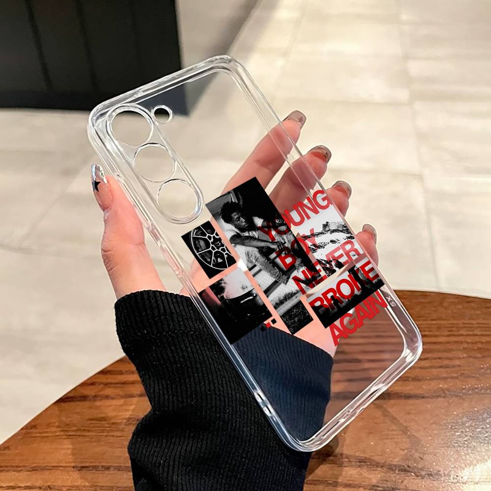 Rapper YoungBoy Never Broke Again Phone Case For SamsungA10,12,20,21S,30,31,40,50,51,52,70,71 Transparent Cover Samsung a10