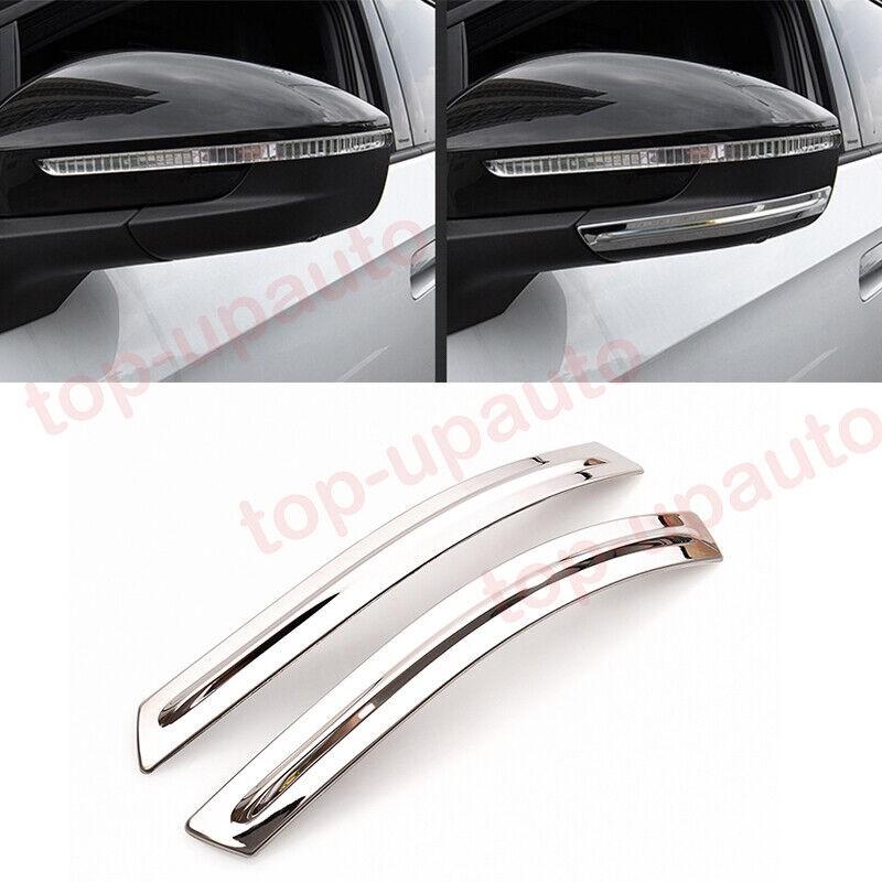 Fit For VW ID.4 2021-2022 Chrome ABS Exterior Rear View Mirror Strip Trim 2PCS