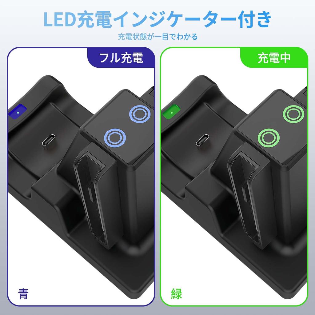New Charging Dock for Switch 2 Pro Controller Charging Fast Simultaneous LED Charging Overcharge USB Portable 3-in-1 & Joy-Con Controllers, Joy-Con