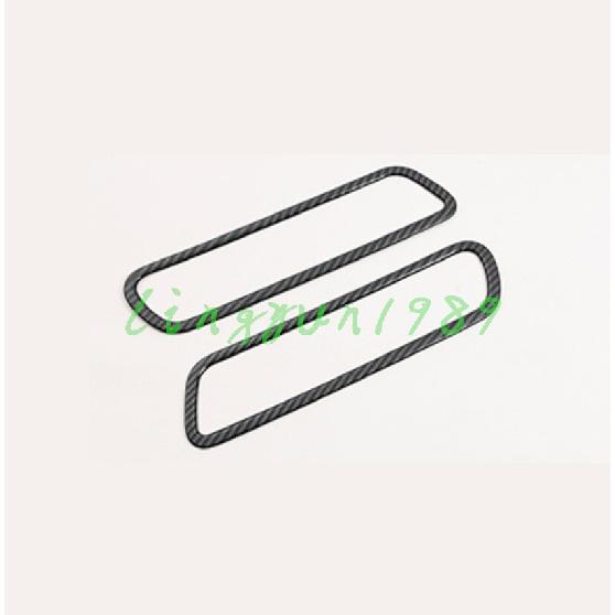 Carbon Fiber Door Third Row Air Vent Outlet Frame Trim For Ford Explorer 2020-23