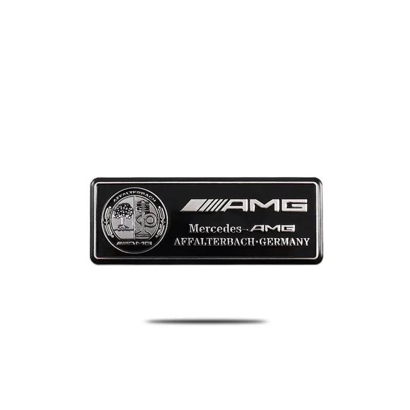 Bilklistremerke Varmt For Benz AMG 80x30mm Legering Bil Bakluke Emblemklistremerke Dekorasjon for Mercedes Benz AMG E320 C180 W205 G500 W2