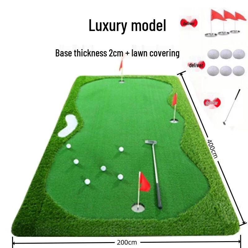 Indoor Golf Putting Practice Green
