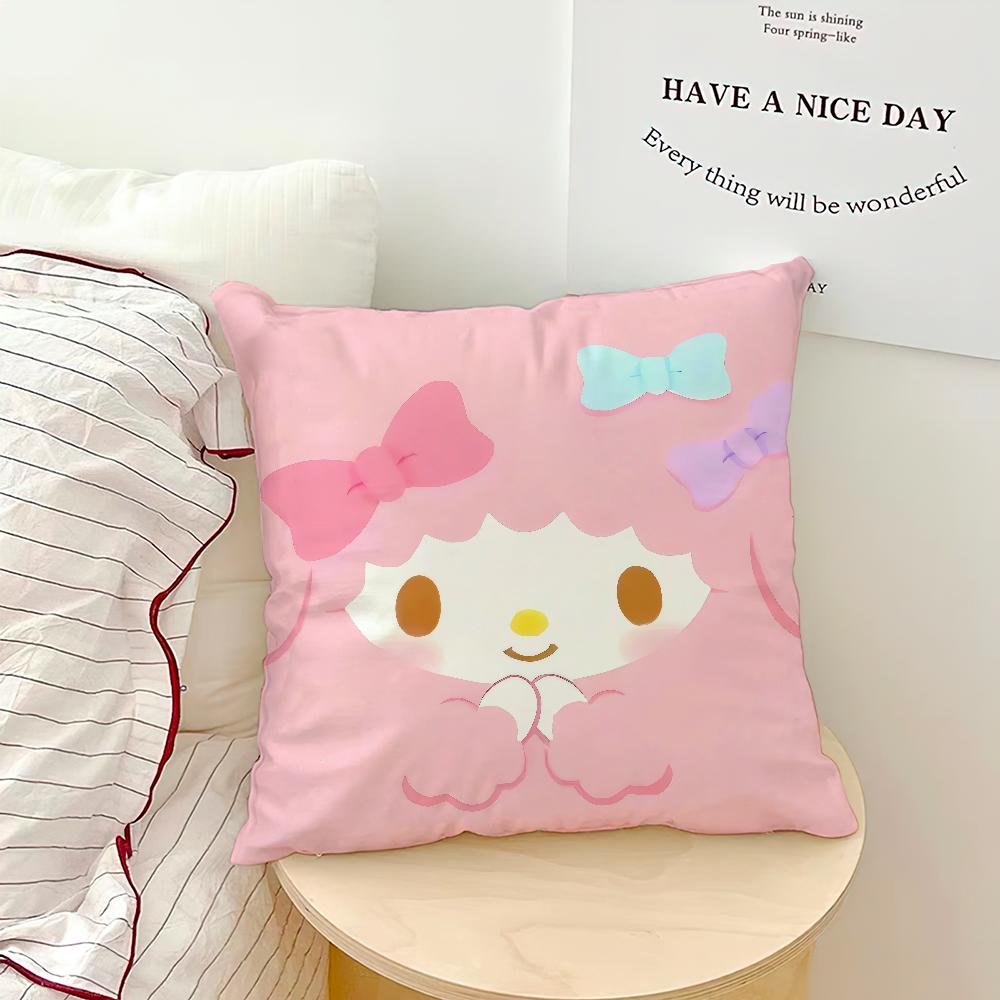 Kawaii Cute Cushion Cover Comfortable Soft Pillow Case For Sofa Living Room My Sweet P-Piano Home Office Decor Protective Covers