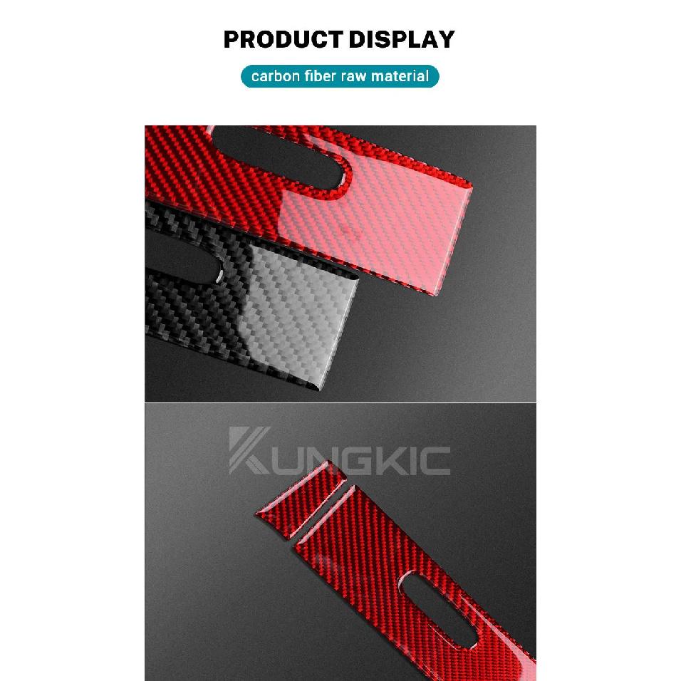 Real Soft Carbon Fiber Sticker For Porsche Cayenne 2003 2004 2005 2006 2007 2008 2009 2010 Ashtray Panel Interior Accessories