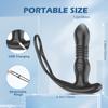 Male Thrusting Prostate Massager Bluetooth APP Vibrator for Men Gay Anal Plug Wireless Remote Butt Plug Sex Toy for Couples