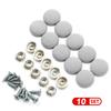 10 adet Araba İç Çatı Tavan Bezi Tamir Sabitleme vidalı kapak VW Polo Golf 4 5 6 7 Beetle MK3 MK4 MK5 MK6 Bora CC Passat B6 B5