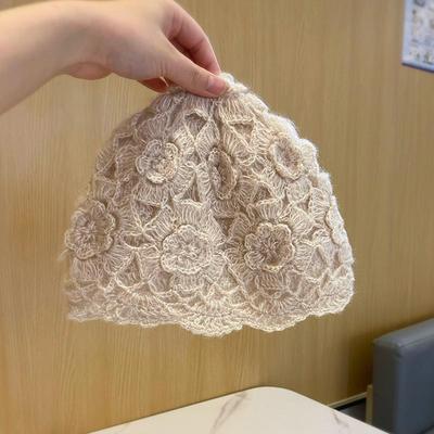 Handgemachte Häkel-Turbanmütze: Modischer Kopfschmuck zum Abdecken von weißem Haar
