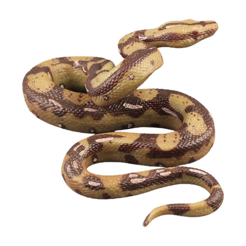 Funny Large Realistic Rubber Snake Prank High Simulation Model Fashion Halloween Tricky Toys Realistic Fake Snake Toy