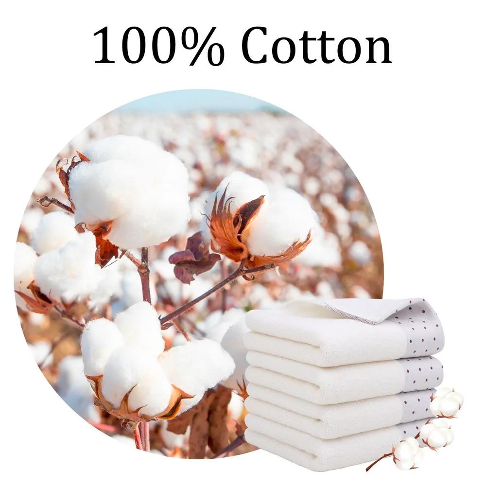 600 GSM Cotton Hand Towel Set 4 Pcs Super Absorbent Quick Dry Soft Towels Bathroom Gym Spa Hotel