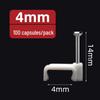 U-Shaped Steel Nail Cable Clips (4-50mm) for Telephone/Network Wires