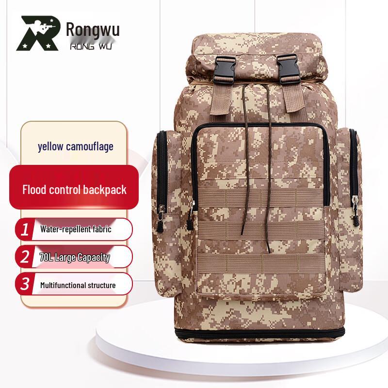 Rongwu 3507 Multi-functional Camouflage Outdoor Backpack