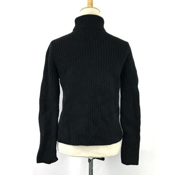 Excellent Condition POLO JEANS CO RALPH LAUREN Wool Turtleneck Sweater L Women Black