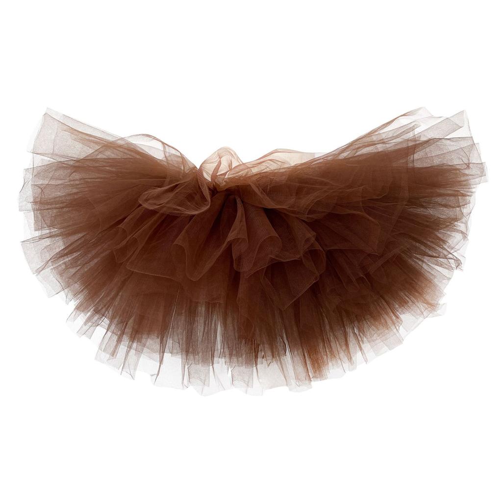 Tutu Running Skirt Mini Skirt 6-Layer Tulle Tulle Skirt Sexy Ballet Skirt Tiered Skirt Petticoat Fluffy Layered Tulle Tutu Skirt