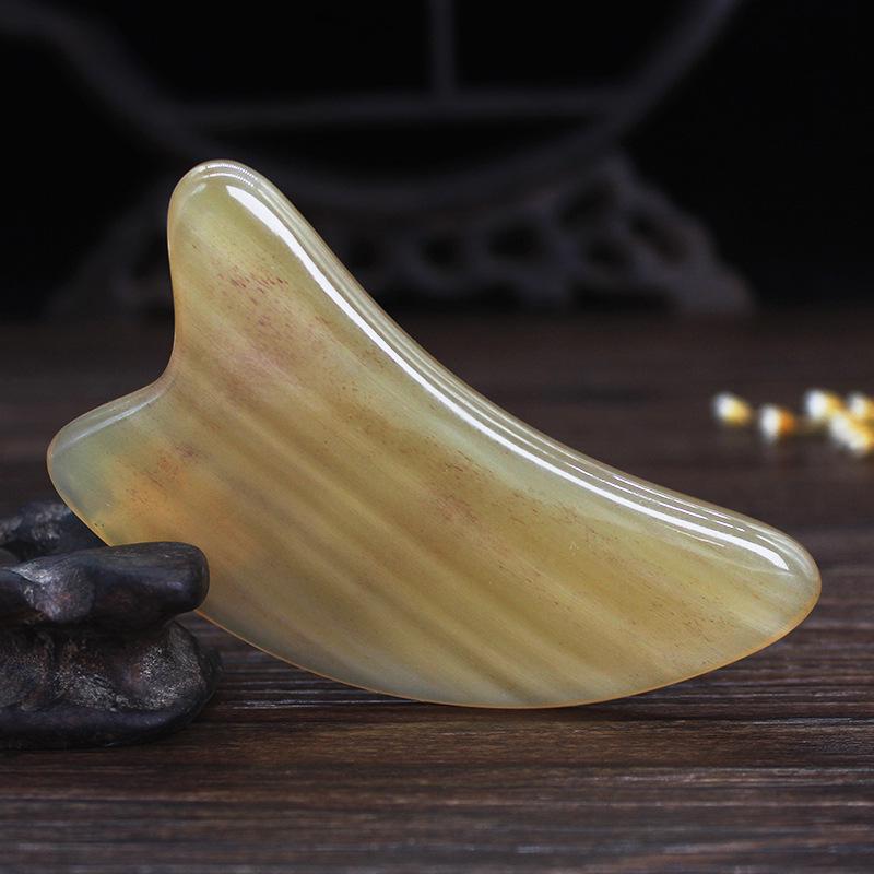 Natürlicher Dicker Ochsenhorn Haarkamm - Entwirrend, Massage, Geschenkoption, Graviert.