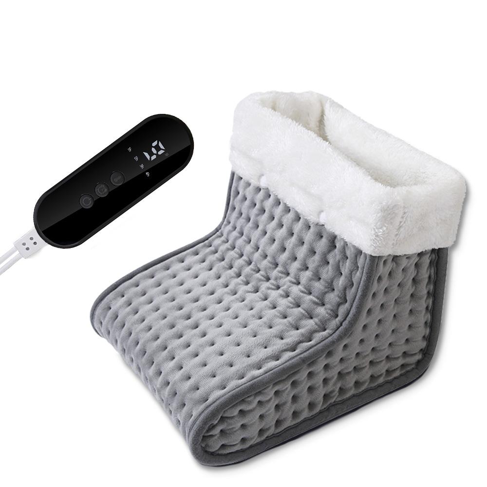 Quick Heat Foot Heating Pad 26x28x22cm 9-Level Adjustable Machine Washable Shoe Warmer for Home Office US EU UK AU