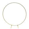 Round Balloon Arch Stand for Outdoor Wedding Celebrations - Wrought Iron Ring Decoration in Stock