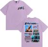 Rapper Blessd Si Sabe Album Tour 2025 Merch T Shirts for Unisex Fashion Vintage Hip Hop Tshirt Male Oversized Short Sleeve T Shirt