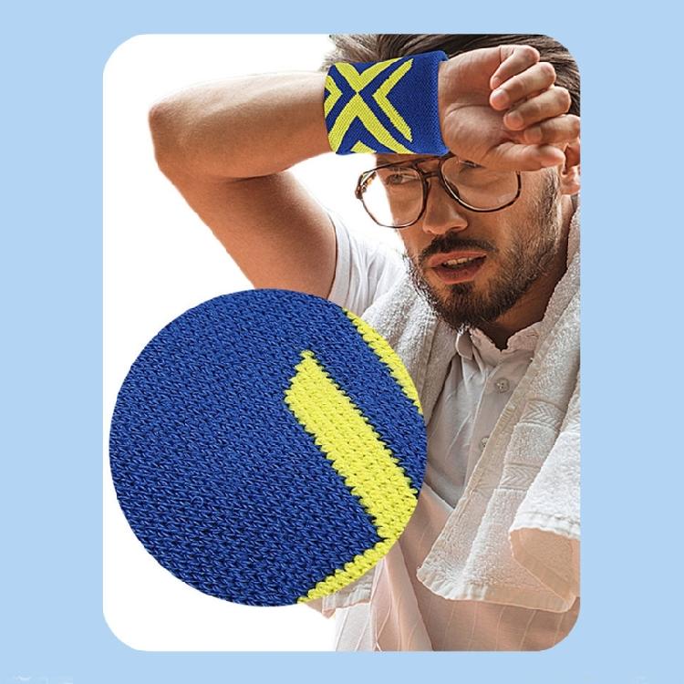 1 Pair Sports Wristband for Man and Women Sweatbands Absorbent Sweatbands Running Tennis Wrist Band